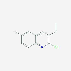 2-Chloro-3-ethyl-6-methylquinoline