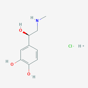 molecular formula C9H14ClNO3 B1263384 L-肾上腺素盐酸盐 