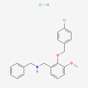 molecular formula C22H23Cl2NO2 B12633842 C22H23Cl2NO2 