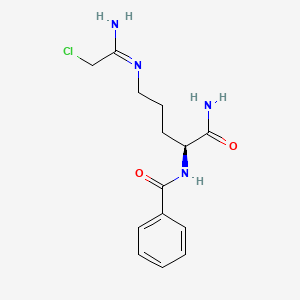 molecular formula C14H19ClN4O2 B1263387 Cl-amidine 