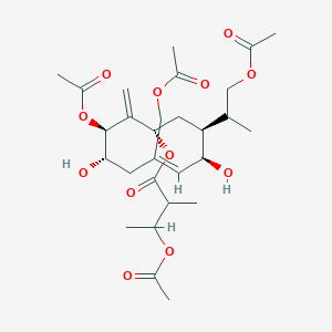 molecular formula C28H42O12 B1263389 Salviadienol A 