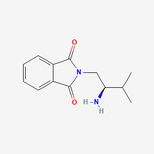 2-[(2R)-2-Amino-3-methylbutyl]-1H-isoindole-1,3(2H)-dione