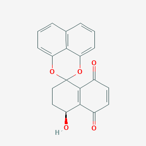 molecular formula C20H14O5 B1263392 棕榈霉素 CP18 