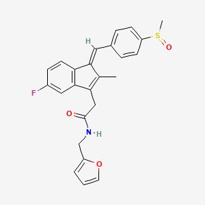 molecular formula C25H22FNO3S B12633923 C25H22Fno3S 