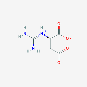 N-amidino-L-aspartate(1-)