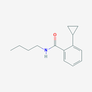 molecular formula C14H19NO B12634004 N-Butyl-2-cyclopropylbenzamide CAS No. 918867-69-3