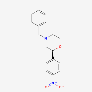 molecular formula C17H18N2O3 B12634008 (2S)-4-benzyl-2-(4-nitrophenyl)morpholine CAS No. 920798-91-0