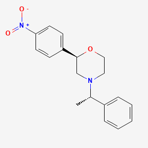 (2R)-2-(4-Nitrophenyl)-4-[(1S)-1-phenylethyl]morpholine