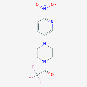 2,2,2-Trifluoro-1-(4-(6-nitropyridin-3-yl)piperazin-1-yl)ethanone