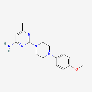 2-[4-(4-Methoxyphenyl)piperazin-1-yl]-6-methylpyrimidin-4-amine