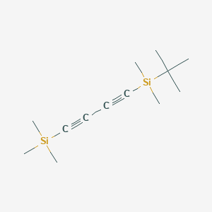 molecular formula C13H24Si2 B12634087 tert-Butyl(dimethyl)[4-(trimethylsilyl)buta-1,3-diyn-1-yl]silane CAS No. 920282-72-0