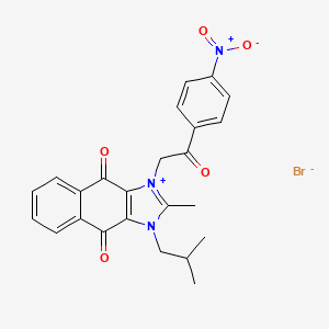 4,9-Dioxo-1-H-naphth[2.3-D]imidazolium, bromide