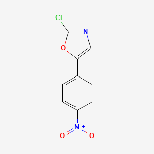 2-Chloro-5-(4-nitrophenyl)oxazole