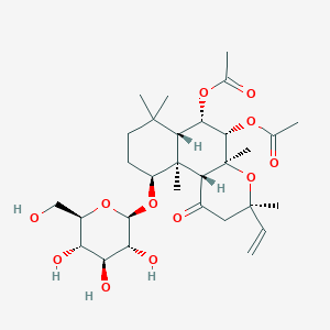 molecular formula C30H46O12 B1263413 Forskoditerpenoside D 