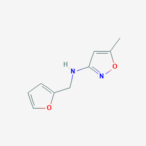 N-(furan-2-ylmethyl)-5-methylisoxazol-3-amine