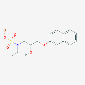 molecular formula C15H18LiNO5S B12634213 C15H18LiNO5S 