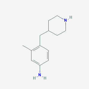 3-Methyl-4-(piperidin-4-ylmethyl)aniline