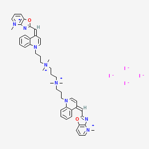 molecular formula C47H56I4N8O2 B1263426 JOJO-1 dye 