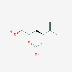 (3R,6R)-6-hydroxy-3-isopropenylheptanoate
