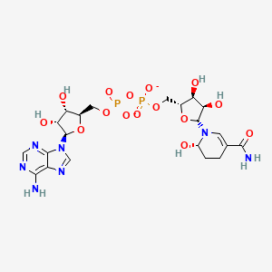 molecular formula C21H29N7O15P2-2 B1263430 (S)-Nadhx(2-) 