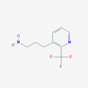 3-(2-(Trifluoromethyl)pyridin-3-YL)propan-1-amine