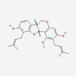 molecular formula C26H30O5 B1263432 1-Methoxyerythrabyssin Ii 