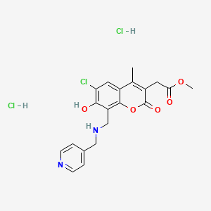 molecular formula C20H21Cl3N2O5 B12634345 C20H21Cl3N2O5 