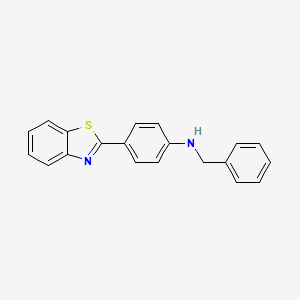 4-(1,3-Benzothiazol-2-yl)-N-benzylaniline