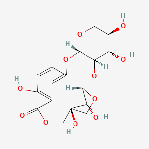 molecular formula C17H20O11 B1263438 Linderofruticoside A 
