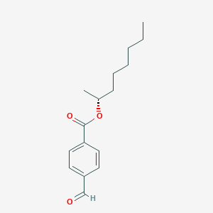 (2R)-Octan-2-yl 4-formylbenzoate