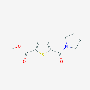 Methyl 5-(pyrrolidine-1-carbonyl)thiophene-2-carboxylate