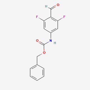 Benzyl (3,5-difluoro-4-formylphenyl)carbamate