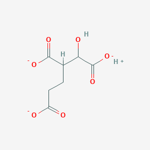 molecular formula C7H8O7-2 B1263457 氢同异柠檬酸 