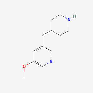 3-Methoxy-5-(piperidin-4-ylmethyl)pyridine