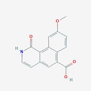 9-Methoxy-1-oxo-1,2-dihydrobenzo[h]isoquinoline-6-carboxylic acid