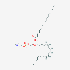 [(2R)-2-[(5Z,8Z,11Z)-icosa-5,8,11-trienoyl]oxy-3-octadecanoyloxypropyl] 2-(trimethylazaniumyl)ethyl phosphate