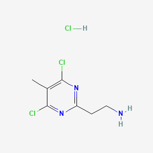 2-(4,6-Dichloro-5-methylpyrimidin-2-YL)ethanamine hydrochloride