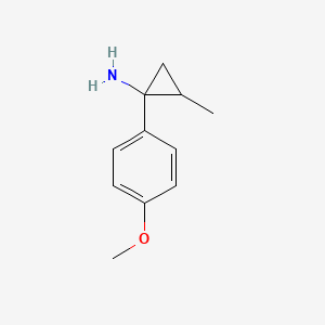 Cyclopropanamine, 1-(4-methoxyphenyl)-2-methyl-