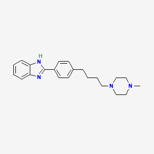 2-{4-[4-(4-Methylpiperazin-1-yl)butyl]phenyl}-1H-benzimidazole