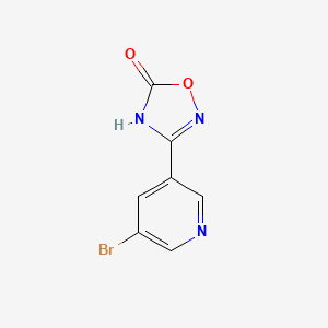 3-(5-bromopyridin-3-yl)-4H-1,2,4-oxadiazol-5-one