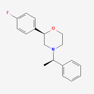 (2R)-2-(4-fluorophenyl)-4-[(1R)-1-phenylethyl]morpholine