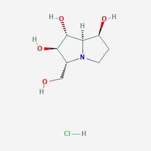 molecular formula C8H16ClNO4 B1263480 Australine HCl 