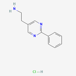 2-(2-Phenylpyrimidin-5-YL)ethanamine hydrochloride