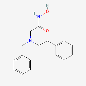 N~2~-Benzyl-N-hydroxy-N~2~-(2-phenylethyl)glycinamide