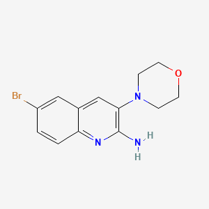 6-Bromo-3-morpholin-4-ylquinolin-2-amine