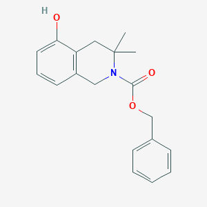 Benzyl 5-hydroxy-3,3-dimethyl-1,4-dihydroisoquinoline-2-carboxylate