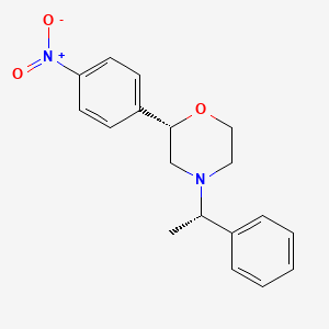 (2S)-2-(4-Nitrophenyl)-4-[(1S)-1-phenylethyl]morpholine