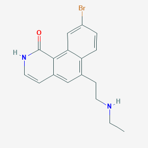 9-Bromo-6-[2-(ethylamino)ethyl]benzo[h]isoquinolin-1(2h)-one