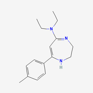 N,N-Diethyl-7-(4-methylphenyl)-2,3-dihydro-1H-1,4-diazepin-5-amine