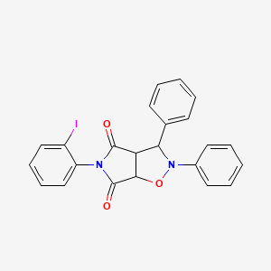 5-(2-iodophenyl)-2,3-diphenyldihydro-2H-pyrrolo[3,4-d][1,2]oxazole-4,6(3H,5H)-dione